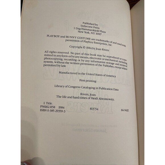 1st Edition The Life & Hard Times of Heidi Joan Rivers 1984 Lot Having A Baby 74 - Picture 4 of 12